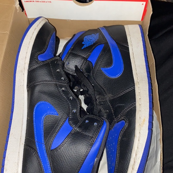 Air Jordan 1 mid black hyper royal - Picture 1 of 8